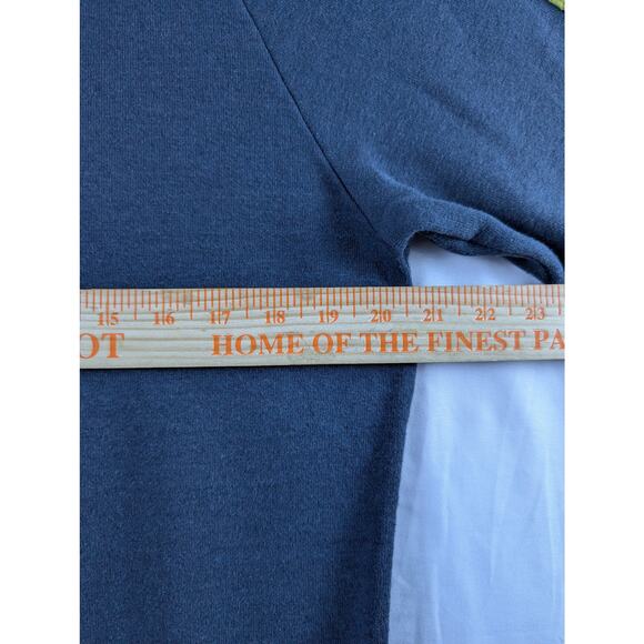 Aviator Nation Blue Multicolor Lightning Bolt Sweatshirt Womens Small Striped - Picture 6 of 8